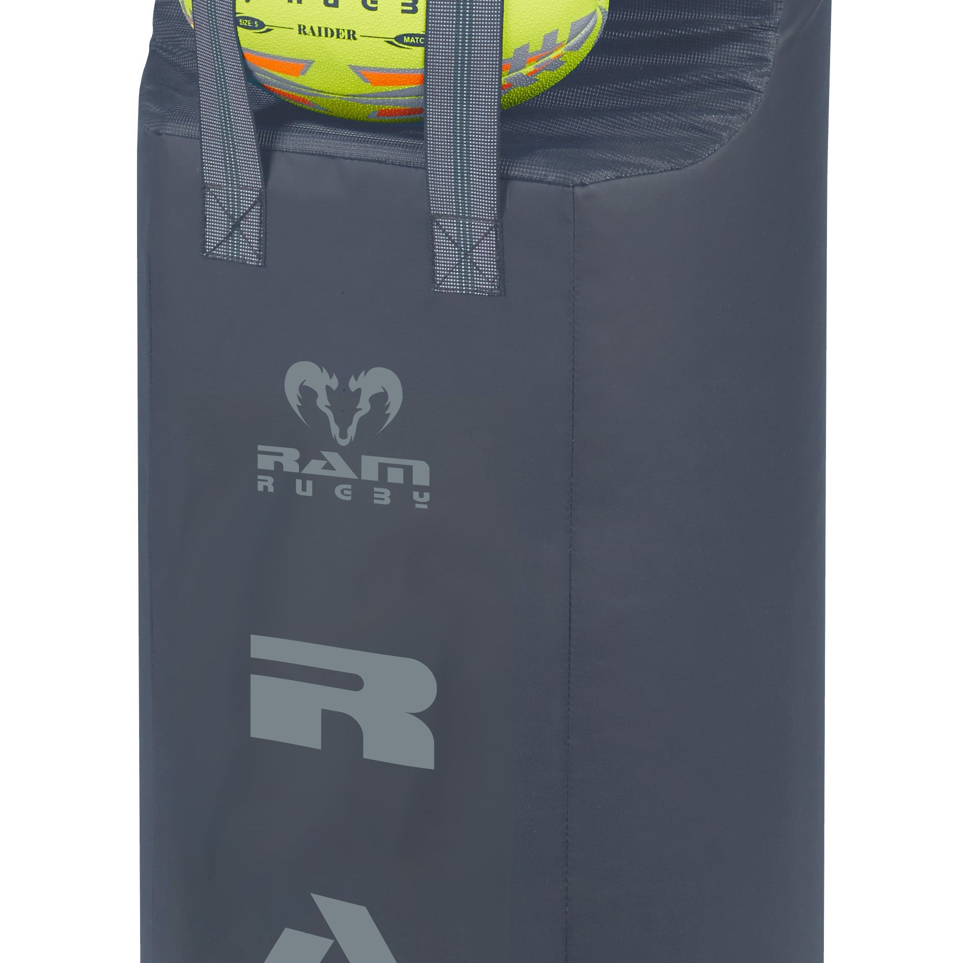 Ram Rugby Ripper Tackle Bag in red high-density foam, durable training gear for rugby tackling and ball ripping practice