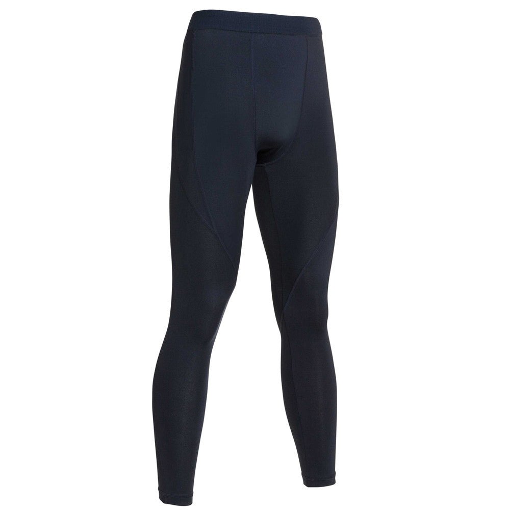 Ram Rugby navy blue moisture-wicking baselayer leggings for winter training with elasticated waist and power stretch fit