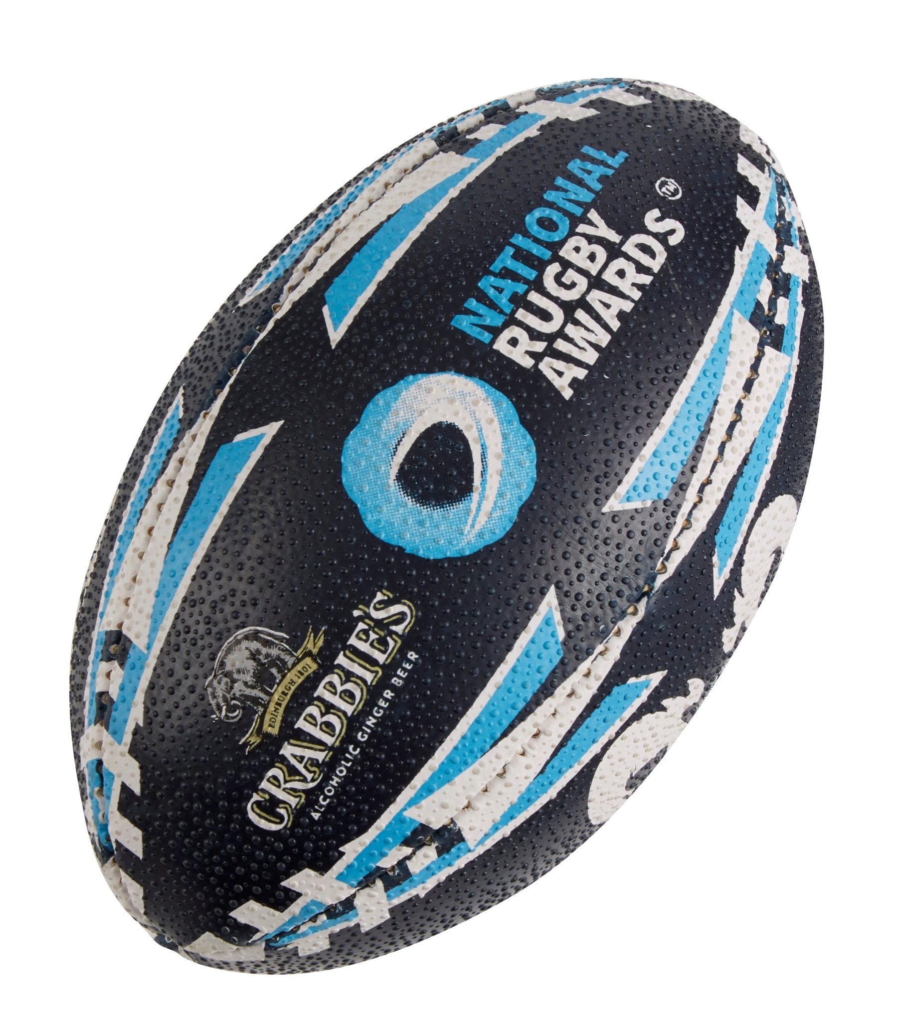 Ram Rugby custom printed mini and midi rugby balls featuring vibrant logos, perfect for clubs, schools, and promotions