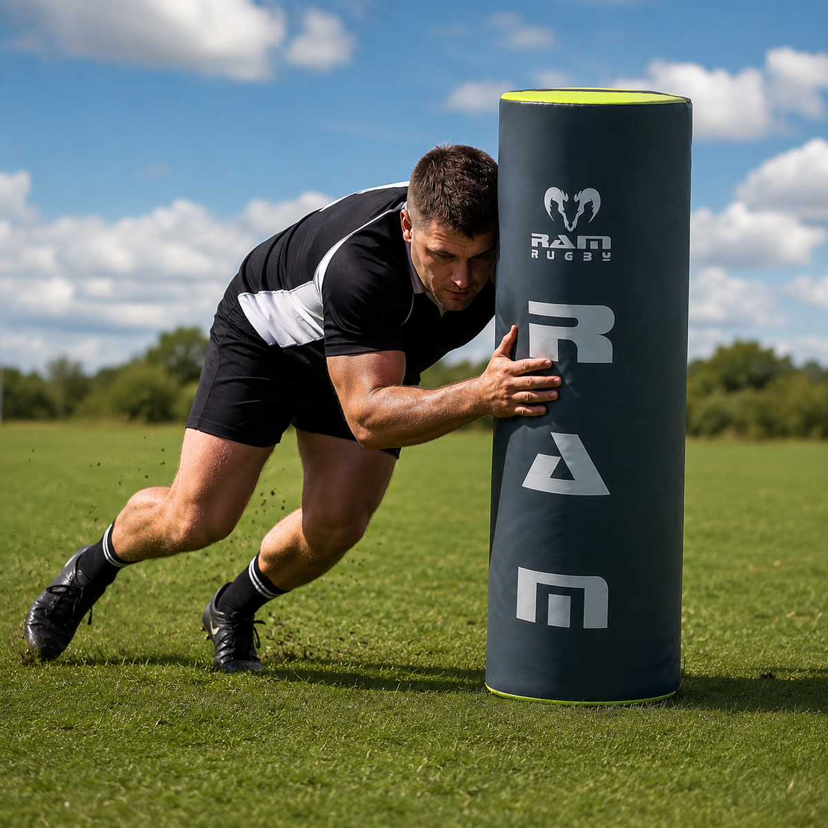 Rugby tackle bags in a range of weights from 8 to 28 kilograms