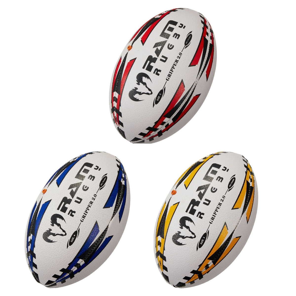 Rugby Balls | RAM Rugby Training & Match Balls with 3D Grip