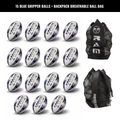 Ram Rugby Gripper 2.0 Pro Trainer Rugby Ball Bundle 15 Balls 1 Bags
