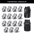 Ram Rugby Gripper 2.0 Pro Trainer Rugby Ball Bundle 15 Balls 1 Bags