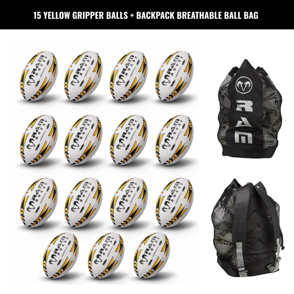 Gripper 2.0 Pro Trainer Bal Bundel - 15 ballen en 1 tas