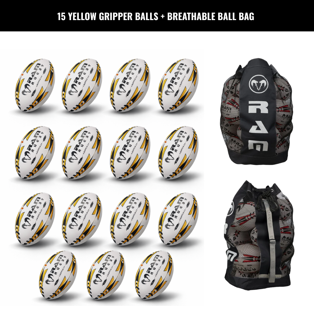 Gripper 2.0 Pro Trainer Bal Bundel - 15 ballen en 1 tas