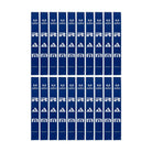 Ram Rugby PVC Tag Rugby tags in red, blue, and yellow, 16" x 2" durable replacement tags, 20 pack set