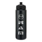 Ram Rugby black 12 bottle water carrier with ergonomic handle made of durable, shatterproof PVC for easy transport