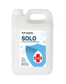 Four 5-litre bottles of Ram Rugby Hand Sanitiser Gel in a pack, ideal for effective hygiene and safety in workplaces
