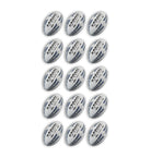 Stack of 15 Ram Rugby Raider 2.0 black match balls alongside a black breathable storage bag for rugby ball bundles.