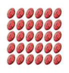 Ram Rugby Gripper 2.0 Pro Trainer Neon Pink Balls bundled with two black breathable ball bags for team rugby training