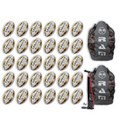 Ram Rugby Gripper 2.0 Pro Trainer Rugby Ball Bundle 30 Balls 2 Bags