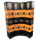 Set of 4 Ram Rugby custom digitally printed rugby post protectors in full-color, durable 8cm thick pads for safety.