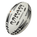 Ram Rugby Raider 2.0 match ball, full view showing panel and grip pattern