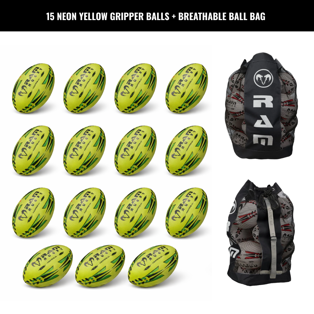 Gripper 2.0 Pro Trainer Neon Ballenbundel - 15 x ballen en 1 tas