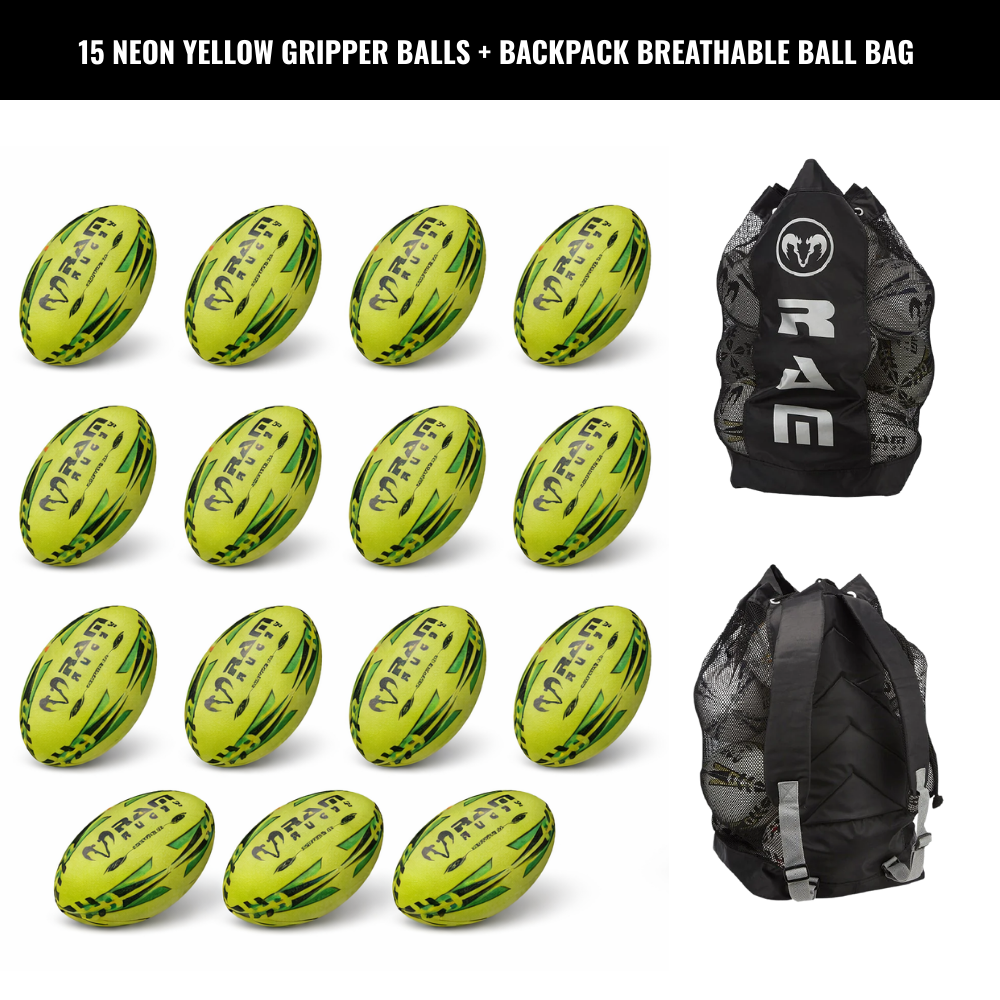 Gripper 2.0 Pro Trainer Neon Ballenbundel - 15 x ballen en 1 tas
