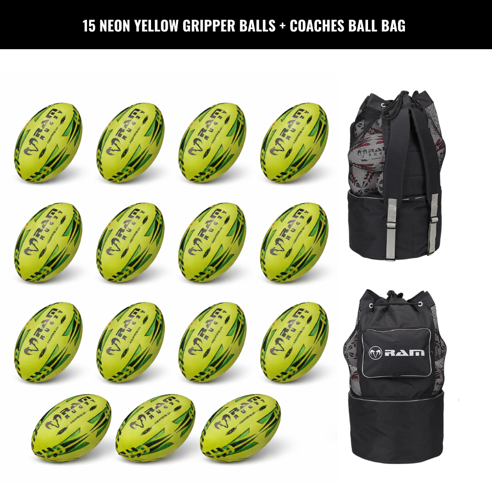 Gripper 2.0 Pro Trainer Neon Ballenbundel - 15 x ballen en 1 tas