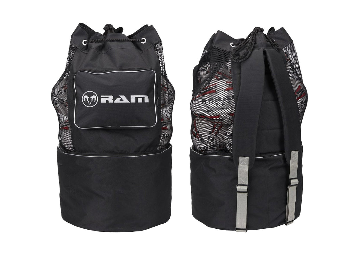 Ram Rugby Coaches Breathable Ball Bag