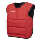 Ram Rugby Senior Contact Top in black with thick padded protection, durable 600 denier Cordura for rugby training sessions