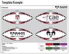 Ram Rugby custom printed training balls in vibrant colors with personalized club logos for professional rugby practice sessions