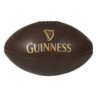Ram Rugby Custom Vintage Leather Heritage Rugby Ball Size 5 showing embossed logo and detailed stitching on brown leather surface