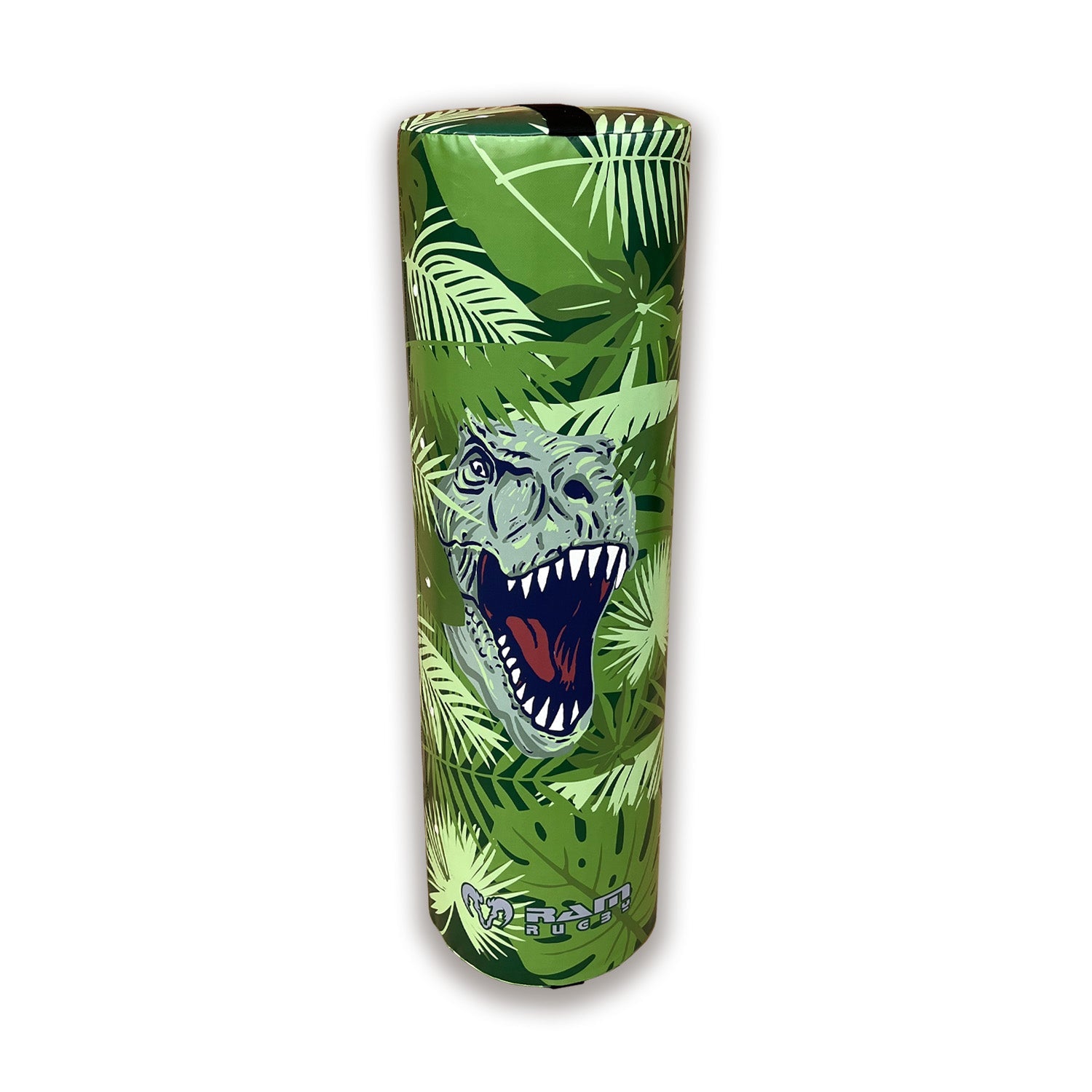 Ram Rugby Kids 8kg water-resistant foam tackle bag with animal design, durable PVC outer skin and adjustable straps