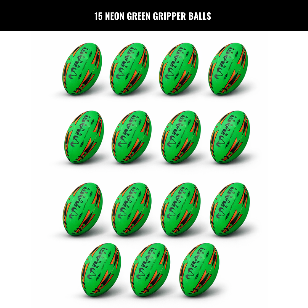 Gripper 2.0 Pro Trainer Neon Ballenbundel - 15 x ballen en 1 tas