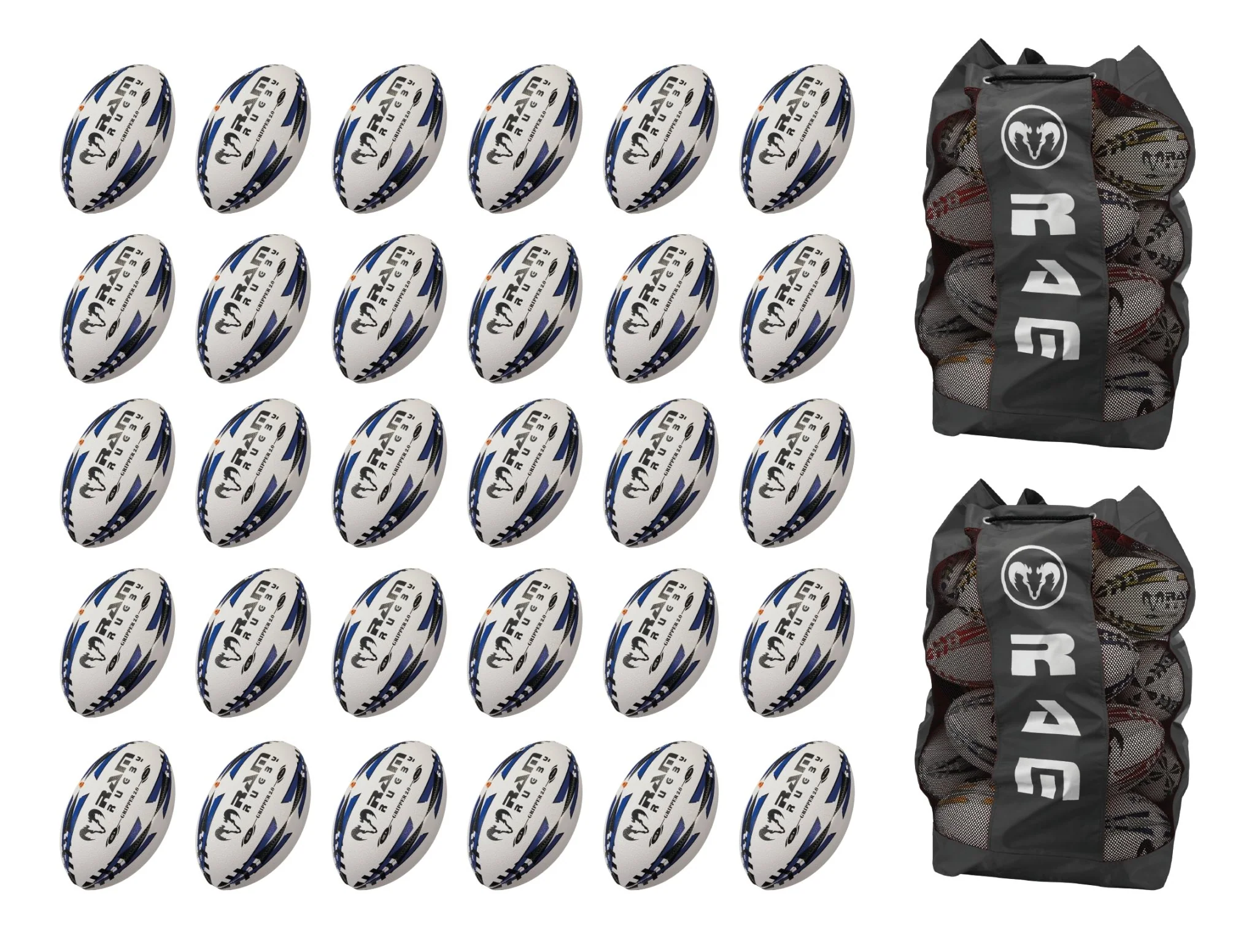 Gripper 2.0 Pro Trainer Ball Bundle - 30 ballen en 2 zakken