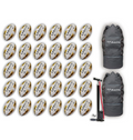 Ram Rugby Gripper 2.0 Pro Trainer Rugby Ball Bundle 30 Balls 2 Bags
