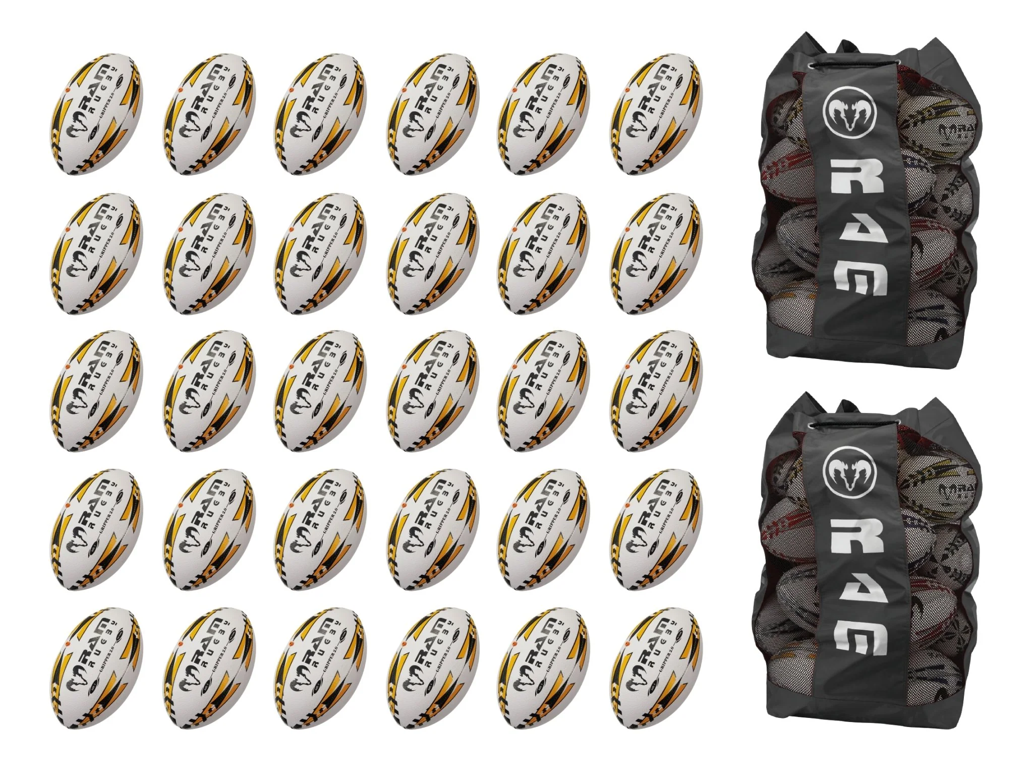 Gripper 2.0 Pro Trainer Ball Bundle - 30 ballen en 2 zakken
