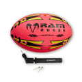 Ram Rugby Gripper 2.0 Neon Pro Trainer Training Ball for Juniors