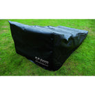 Ram Rugby Junior Low One Scrum Machine Cover in durable black PVC designed for outdoor protection and rugby training gear.