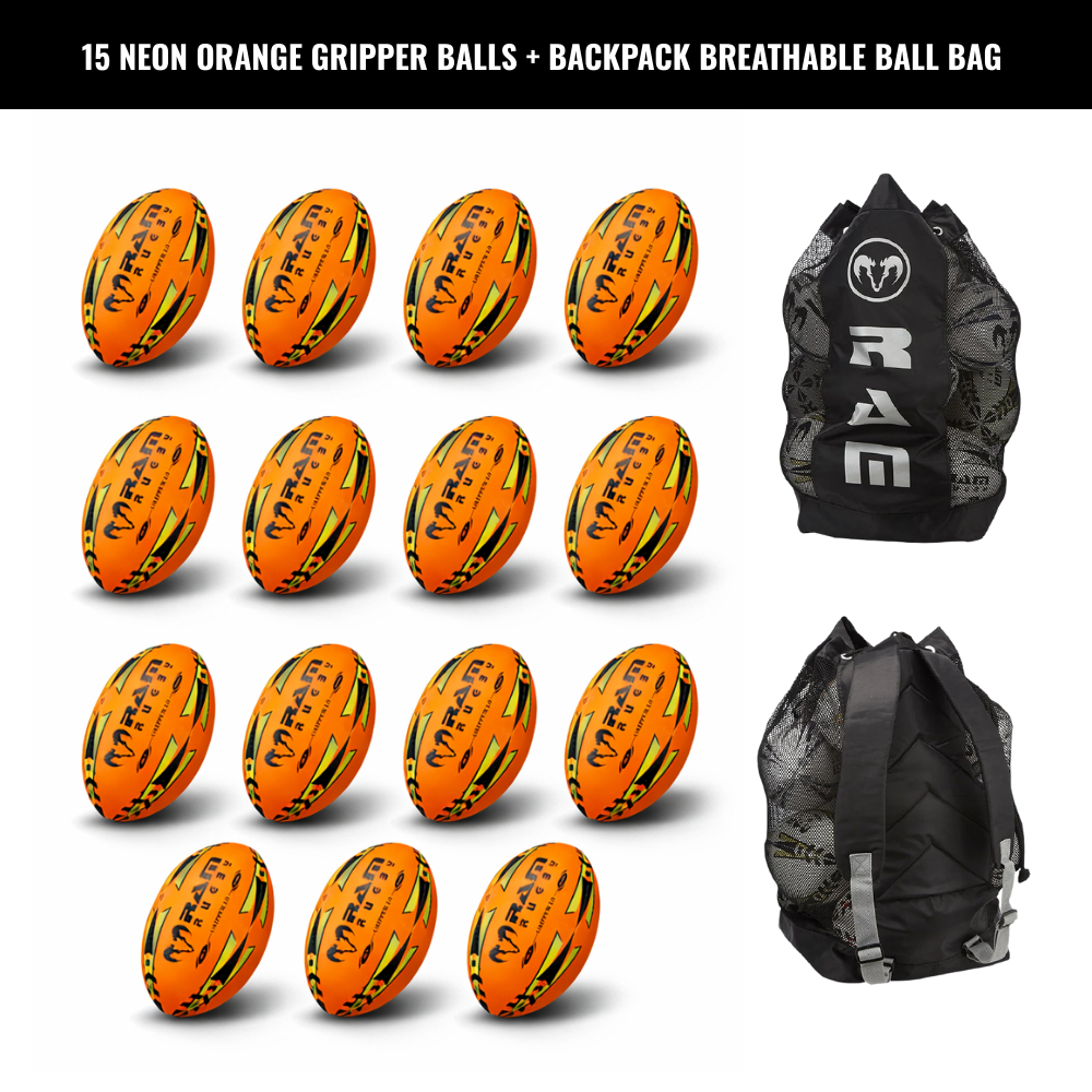 Gripper 2.0 Pro Trainer Neon Ballenbundel - 15 x ballen en 1 tas
