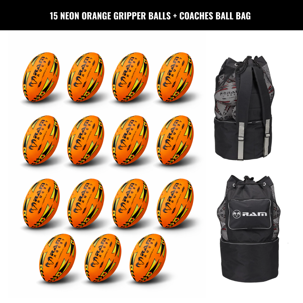 Gripper 2.0 Pro Trainer Neon Ballenbundel - 15 x ballen en 1 tas