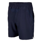 Navy Ram Rugby lightweight training shorts with pockets, two-way stretch polyester, quick-dry gym shorts, standard fit