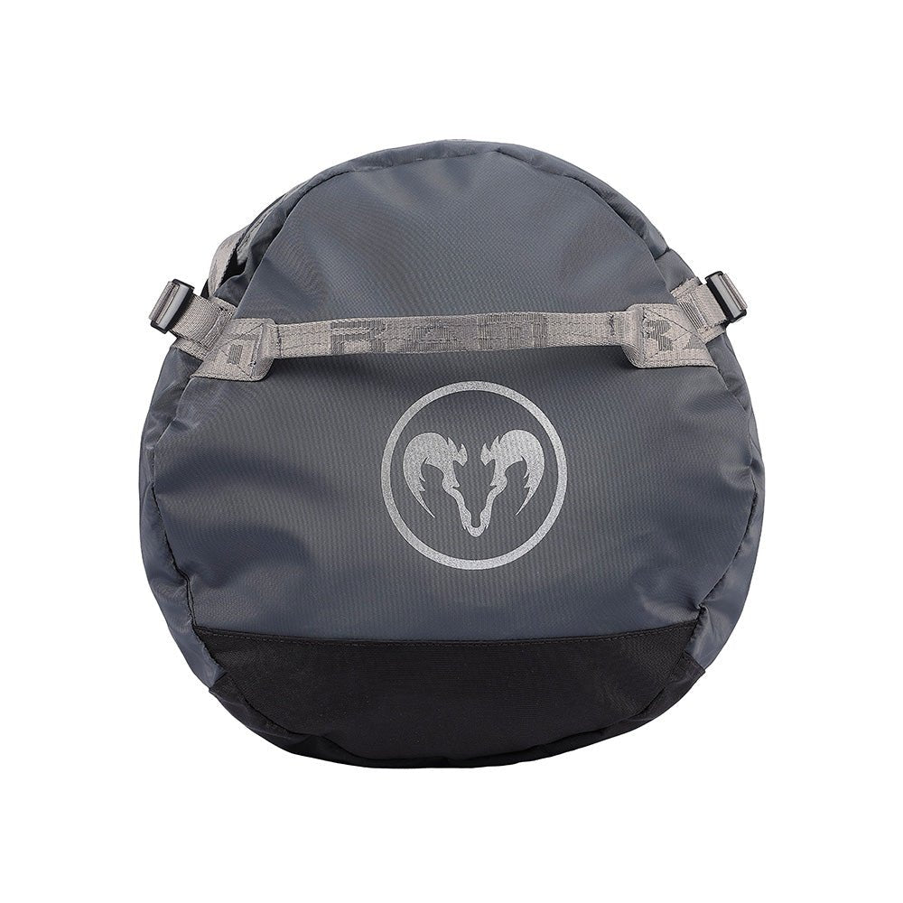 Ram Rugby weather-resistant holdall duffle bag with detachable straps, padded handles, and durable D-zip closure design