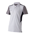 Ram Rugby Technical Polo Shirt in white, lightweight breathable polyester fabric, standard fit with classic polo collar design