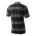 Ram Rugby standard fit yarn dye polo shirt in charcoal polyester cotton blend with classic collar, ideal for clubs or schools