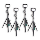 Nightsearcher Solaris Megastar 20K LED rechargeable floodlight showing adjustable LED panel and durable outdoor housing