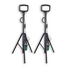 Nightsearcher Solaris Megastar 20K LED rechargeable floodlight showing adjustable brightness controls and robust outdoor design