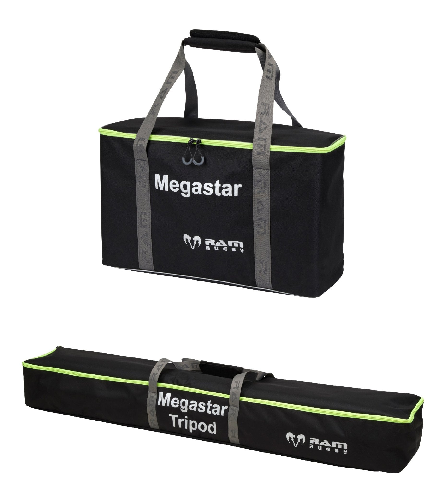 Nightsearcher Solaris Megastar Floodlight carry bag set with two black padded storage bags for secure transport and protection