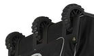 Ram Rugby Team Kit Bag Pro in black Cordura with three wheels, large end straps, and spacious storage for sports gear