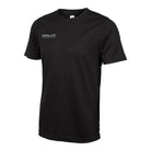 Ram Rugby Technical T-shirt in black polyester with moisture-wicking, lightweight fabric designed for active sports and training