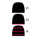 Ram Rugby thermal beanie in black acrylic knit with soft micro fleece lining, designed for warmth and cold weather comfort