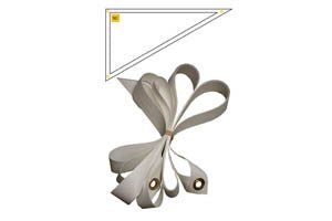 Ram Rugby Triangle Marking Kit with durable plastic markers for precise rugby field line marking and layout guidance