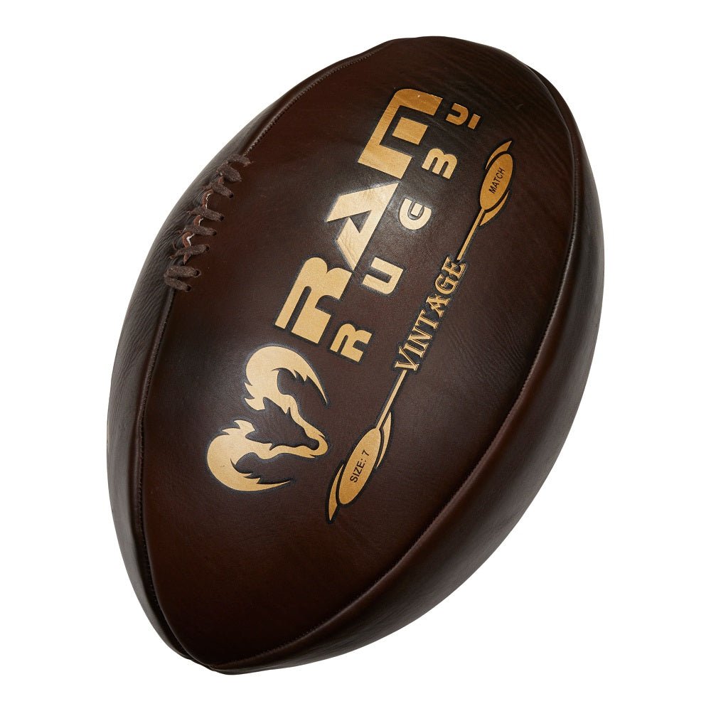 Ram Rugby Vintage Giant Rugby Ball Jumbo 52cm oversized leather novelty ball for rugby fans and club gifts