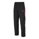 Ram Rugby Custom Wet Bottoms in black, lightweight mesh-lined polyester with straight leg and 12-inch leg zipper detail