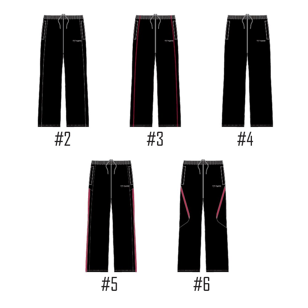 Ram Rugby custom wet bottoms in black with mesh lining, straight leg fit, and 12-inch side zipper for contact training