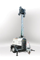 Ram Rugby X-ECO Used LED Floodlight Tower with 6x150W lights, 8.5m stainless steel mast for industrial outdoor lighting