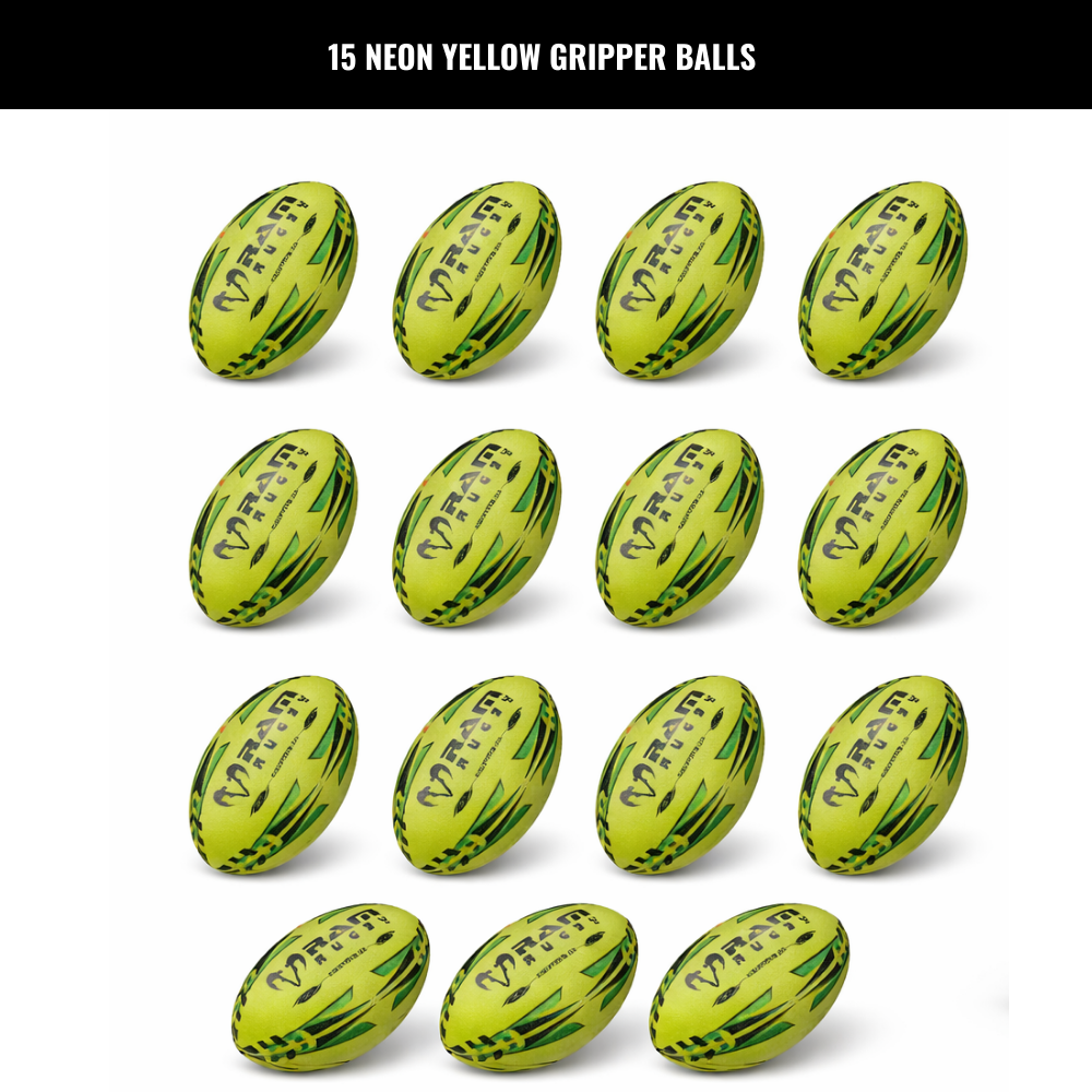 Gripper 2.0 Pro Trainer Neon Ballenbundel - 15 x ballen en 1 tas